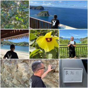 小笠原の海の色！